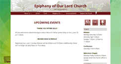 Desktop Screenshot of epiphanyofourlord.com